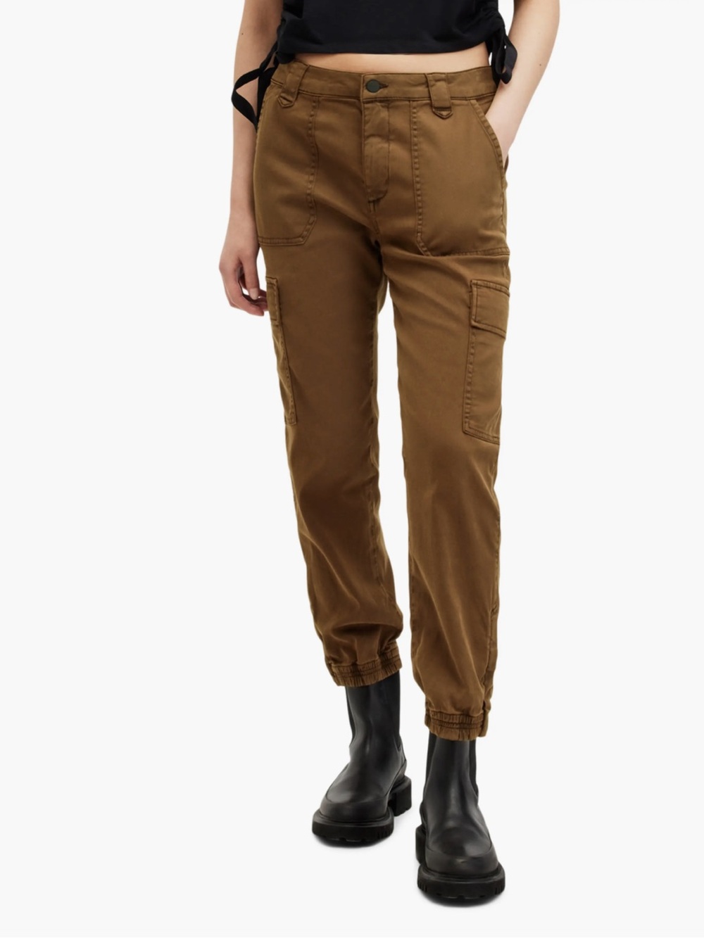 AllSaints Nola Twill Cargo Trouser Joggers New!